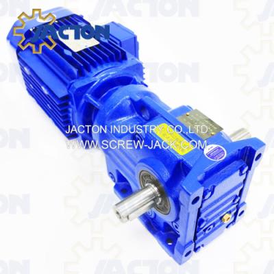 China SPIRAL BEAR GEAR Helical-bevel gear reducer for motorized screw drive or electric jack screw lift tables for sale