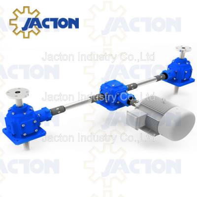 China Factory 3000KG High Speed ​​Screw Jack is single worm gear bevel gear jacks for crank table lifting mechanism for sale