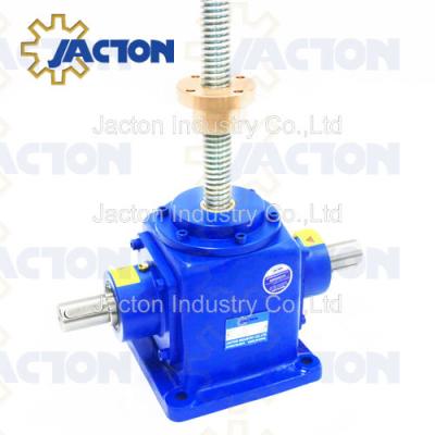 China Factory 2.5 Ton Bevel Gear Screw Jack as bevel gear box height adjustment for table crank gear mechanism for sale