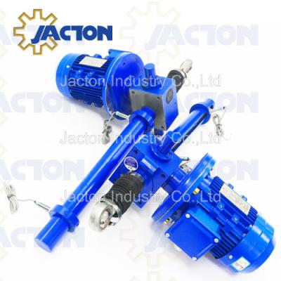 China Custom Motorized Screw Lift Machine Screw Jack 2.5 Ton , 6:1 Ratio Screw Jacks Stroke 380mm Motor Price for sale