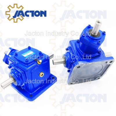 China JT32 Factory Spiral Bevel Gearbox Called 90 Degree Right Angle Gearbox Building Synchronized Jacking System for sale