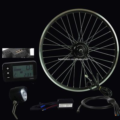 China LVCO Cable Ebike Kit 350w Easy Conversion For Road Bike 20-28inch for sale