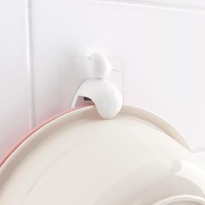 China Stocked hook for hanging basin multi-functional plastic bird hook for sale