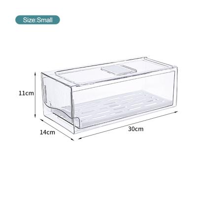 China Amazon Stored Hot Selling Adjustable Storage Box Organizer Supply Drawer Refrigerator Adjustable Organizer for sale