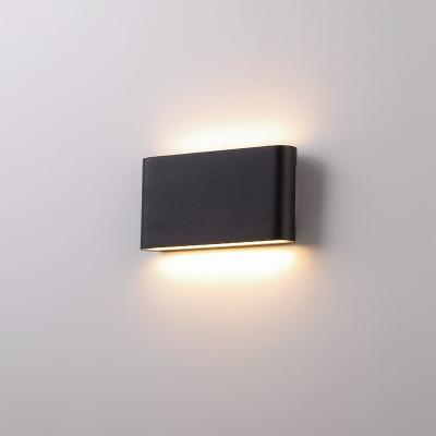 China Ultra-thin Minimalist LED Wall Lamp Modern Outdoor Waterproof Double Yard Aisle Head Wall Lamp for sale