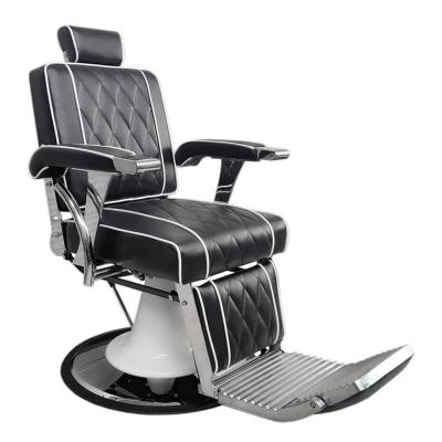 China Modern Wholesale Barber Shop Barber Chair Special Luxury Men's Barber Chair Can Lift And Rotate Retro Oil Head Chair for sale