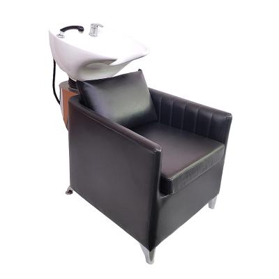 China Modern shampoo chair smooth shampoo unit shampoo chairs& beauty salon furniture for hair salon hair salon furniture for sale