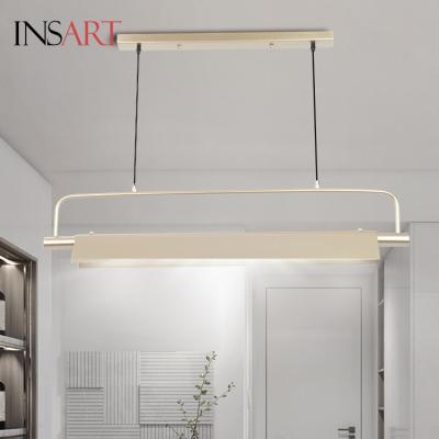 China Light Luxury Family Designs Bedroom Kitchen Iron Gold Hanging Pendant Lamp for sale