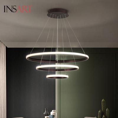 China Modern Aluminum Acrylic Ring Pendant Lights decorative EUROPE design from new supplier for sale