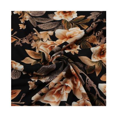 China Antistatic In Stock 3068 Rayon Fabric Cotton Design Premium Ready Printed For Women Dresses for sale