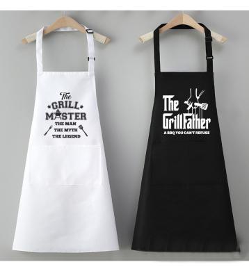 China Cheap Wholesale Custom Drinks / Food Apron Custom Logo Printed For Coo Kitchen for sale