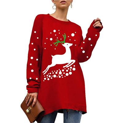 China Factory Supply Casual V-neck Long Sleeve Blouse Anti-wrinkle Women Sweaters Loose Fit Oversize Knit Pullover Sweater for sale