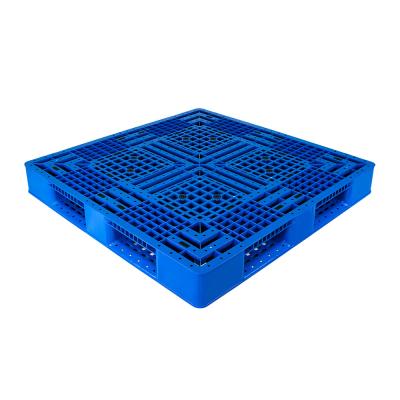 China 4-Way Entry Type Heavy Duty Plastic Pallet for 1-Tone Dynamic Load in Warehouse Storage for sale