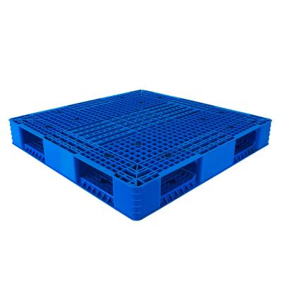 China Material Handling Double Faced Euro Standard Heavy Duty Plastic Pallet with Steel Bar for sale