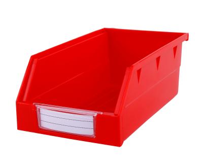 China Solid Box Style Plastic Storage Bin for Parts Workbench Hanging Storage Organizer for sale