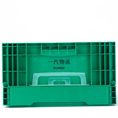 China Foldable Plastic Crate for EU Turnover Crate Transport and Storage Customized Color for sale