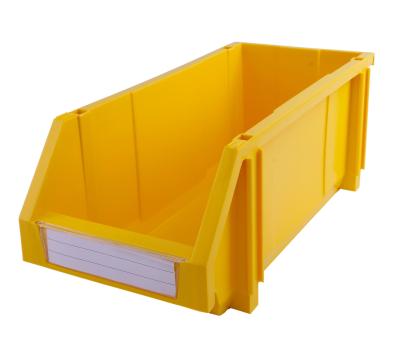 China Customer Logo Plastic Divider Tool Container Back Hanging Shelf Bin Warehouse Storage for sale