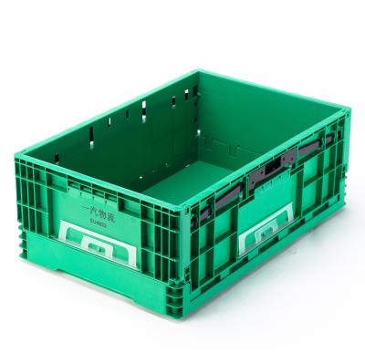 China PP Stackable Foldable Solid Box for Toy Agricultural Plastic Crate Storage Container for sale