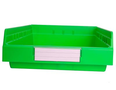 China Tools Storage Shelf Rack Bin Customized Color Stackable Plastic Bin with Divider for sale