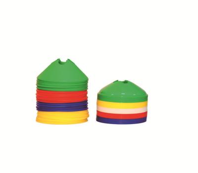 China Tourtop Floral Custom Logo PE Agility Soccer Cones And Holder For Training Flat Discs Markers for sale