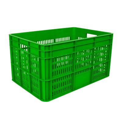 China Kid-Friendly Plastic Crate Box with Handle Customized Volume Free Samples for sale