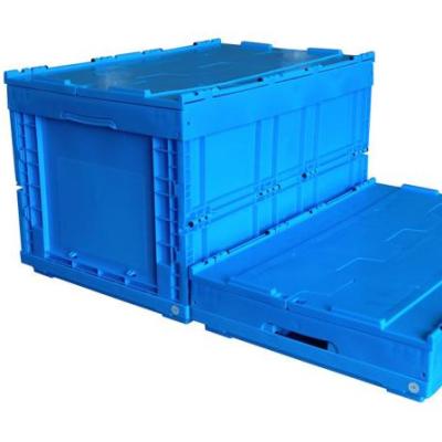 China Multifunctional Collapsible Storage Bin Outdoor Plastic Folding Storage Box Container for sale