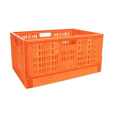 China Portable PP Crate Custom Folded Boxes Foldable Plastic Box for Folding Pallet Crate for sale