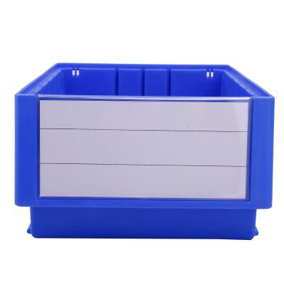 China 262x210x132mm Warehouse Tools Storage Bin with Sturdy Solid Box and Plastic Shelf Bins for sale