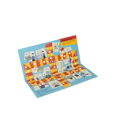 China 2021 Customs Recyclable Cardboard Paper Game Handmade Printing Folding Card for sale