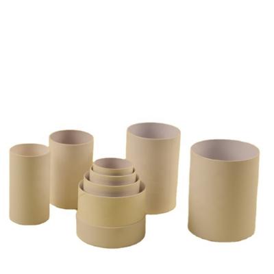 China Recyclable Paper Cardboard Paper Cup Custom Packaging Box Round Cylinder Box For Snacks Cookies for sale