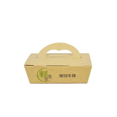 China Wholesale Custom Printed Corrugated Cardboard Recyclable Handle Portable Paper Pizza Packaging Box for sale