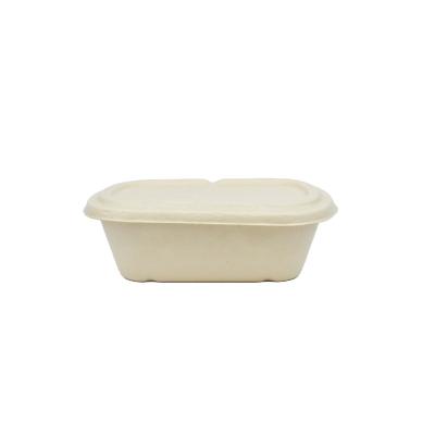 China Recyclable Degradable Bowl For Food Delivery Water Proof Paper Lid Package Gift Box for sale