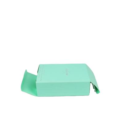 China Recyclable Custom Logo Light Green Package Wig Box Boxes Hair Extension Wig Packaging Packaging for sale