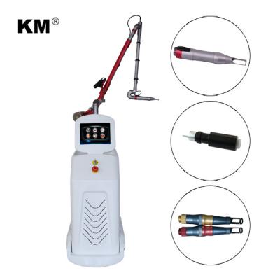 China Weifang Kilometer 600ps Picosecond Laser Tattoo Removal Machine Blood Vessel Removal With Honey Comb Head for sale