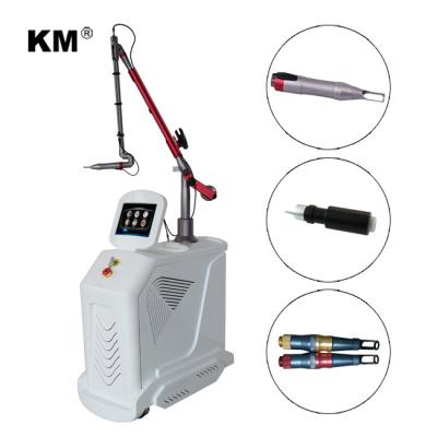 China Acne treatment Q-switch ndyag laser equipment 4 wavelength ND yag laser four wavelength tattoo removal laser freckle removal and black for sale