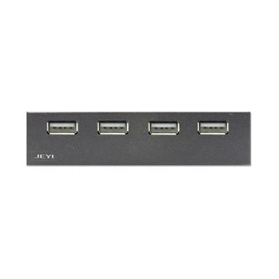 China Desktop 4 Ports USB 2.0 Hub USB2.0 Adapter PC Front Panel Expansion Bracket With 10 Pin Cable For Desktop 3.5 Inch FDD Flexible Bay for sale