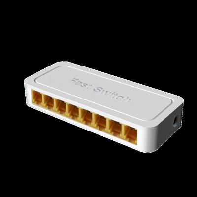 China Mini 8 RJ45 Switch 10/100Mbps Stackable Port Fast Network Switch HUB Fast LAN Ethernet Network Desktop Switches Adapter for sale