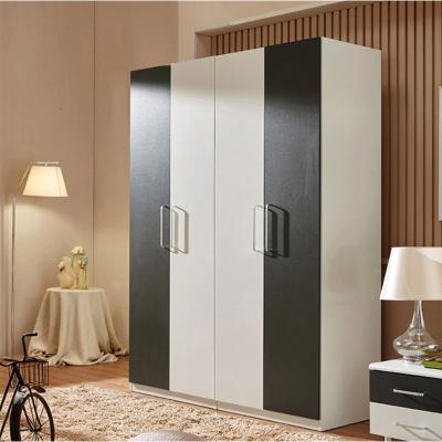 China Modern Double Door Convertible Color Portable Bedroom Furniture Wardrobe Design Laminate Color Combination Wood Wardrobes for sale