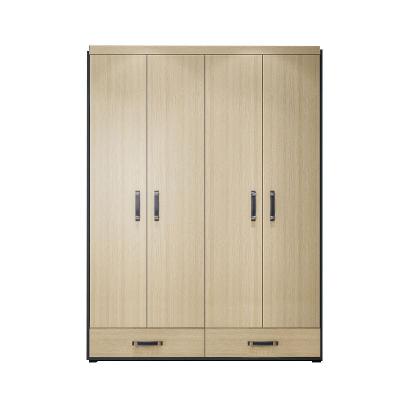 China Convertible Home Furniture Wood Almirah Designs Cheap Modern 4 Door Wardrobe Cabinet Bedroom MDF Wardrobe for sale