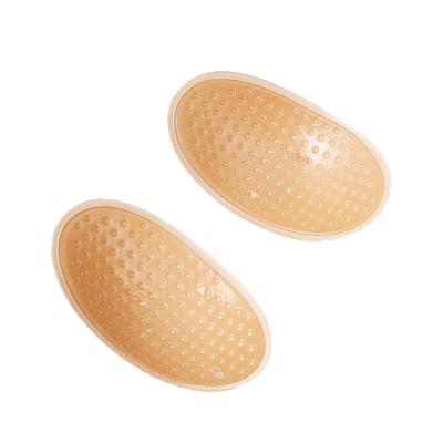 China Soft Anti-Slip Silicone Shoulder Pump Pads Reusable Self Adhesive Shoulder Enhancer Shoulder Pad Unisex for sale