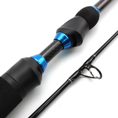 China luya manufacture new fashion mini carbon fishing rod ice fishing rod portable ultra-short catch solid 70cm rod high quality for sale