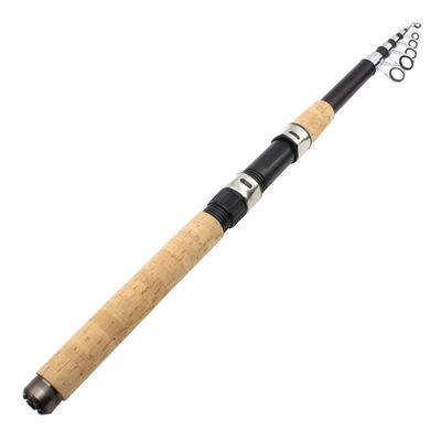 China Carbon 2.1-3.6m Fiberglass Fishing Rod Sea Cork Rod Handle Ring Guide Small Sea Rod Black Ultra-Short Square Ceramic Carp Fish for sale