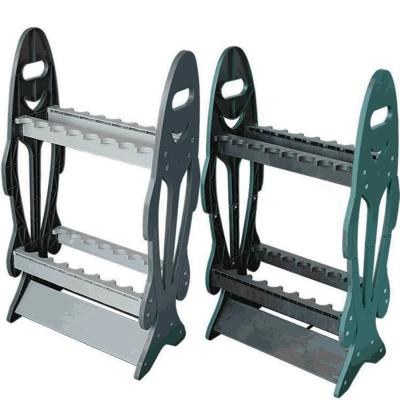 China Portable Removable Single Fishing Rod Storage Rack Fishing Rod Storage Rack Tool 16 Slot Outdoor Fishing for sale