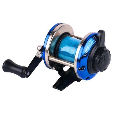 China Winter Mini Trolling Ice Fishing Reel Spinning Wheel Straight Fish Tackle Tool With Line Tackle Tool for sale