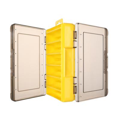 China Fishing Tackle Box 12/14 Waterproof Grids Fishing Tackle Box Double Sided Tackle Bait Hook Box Storage High Strength Fishing Tackle Box for sale