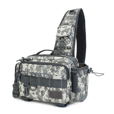 China 27*20*13cm Multifunctional Fishing Tackle Bags Outdoor Single Shoulder Fishing Cross - Body Bag Waist Pack Fish Lures Gear Storage Utility Fishing for sale