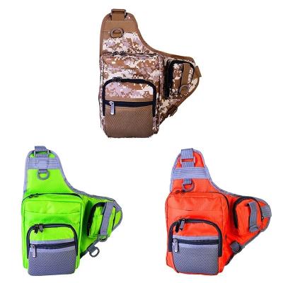 China UNIVERSAL Nylon Waterproof Shoulder Bag Fishing Tackle Supplies Multi-pocket Fishing Bag Fly Fishing Vest Bag for sale