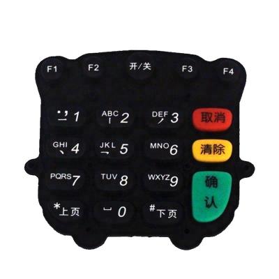 China Cutting OEM Silicone Rubber Pos Keypad Switch for Custom Numeric POS Machine Buttons for sale