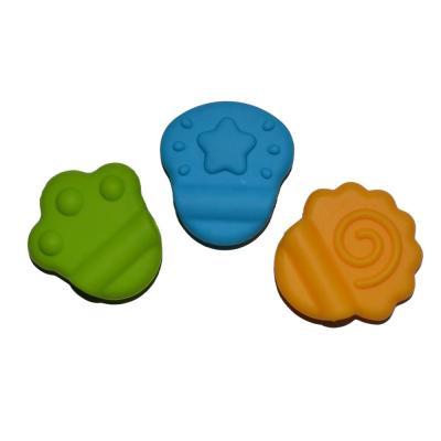 China Custom Food Grade Silicone Baby Teether Mini Safety Silica Gel Teether for sale