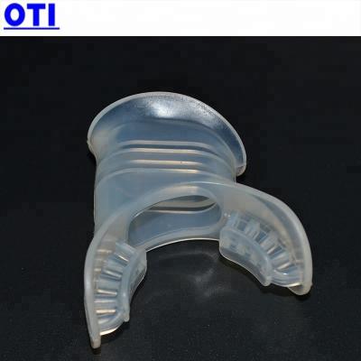 China Customized Cutting Service Clear Silicone Snorkel Mouthpiece for Diving for sale